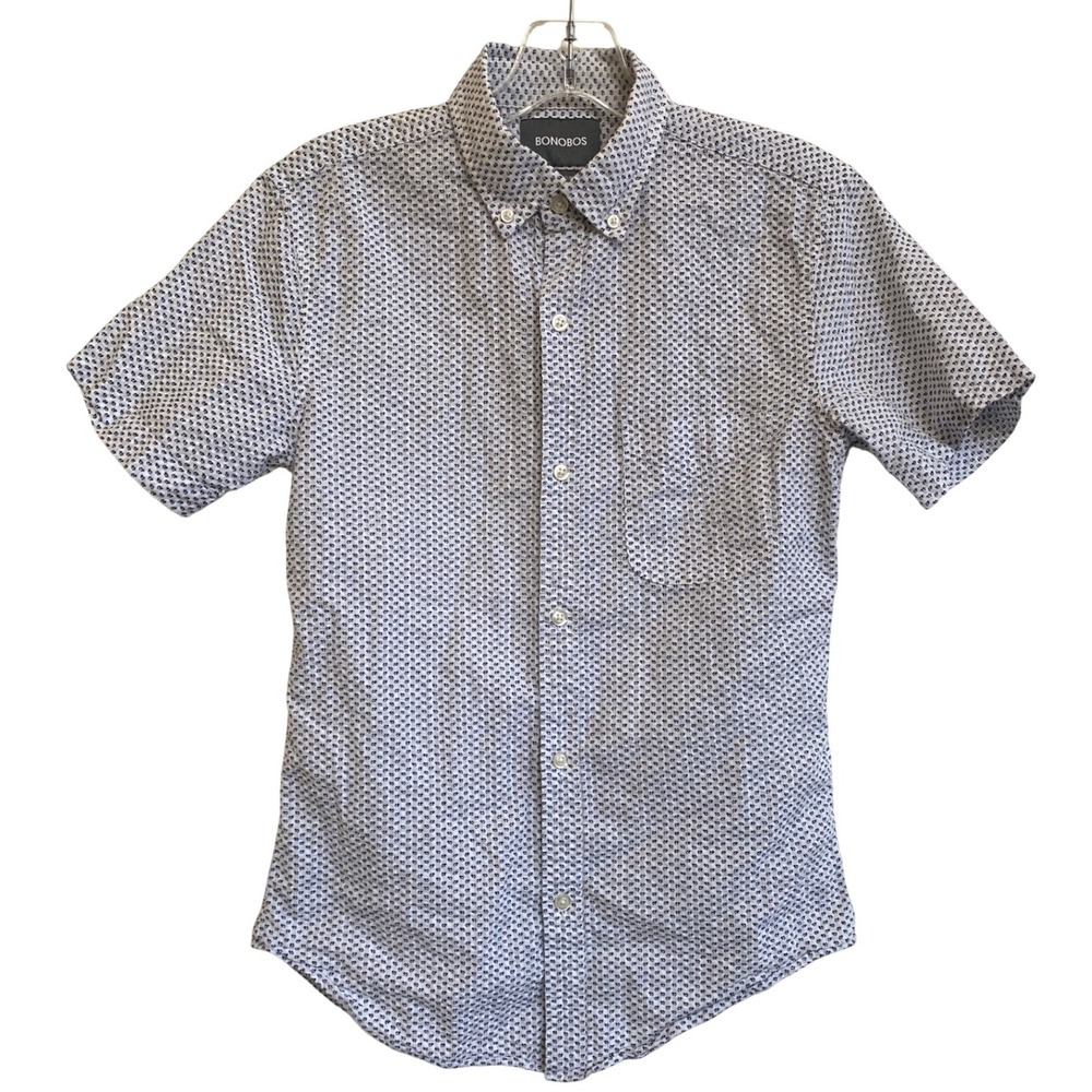Bonobos Black and White Casual Button Down Shirt